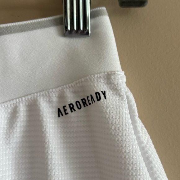 Adidas Sz L Aeroready Pro Athletic Skort White Tennis Golf Built-In Shorts - Picture 5 of 8